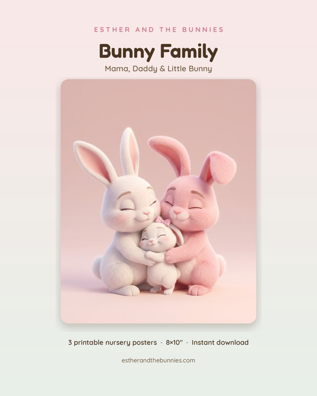 Bunny Family – set of 3