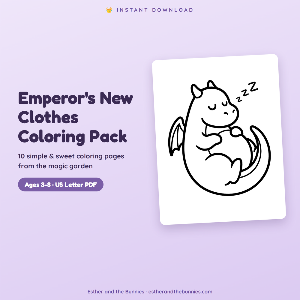 Emperor’s New Clothes Coloring Pack