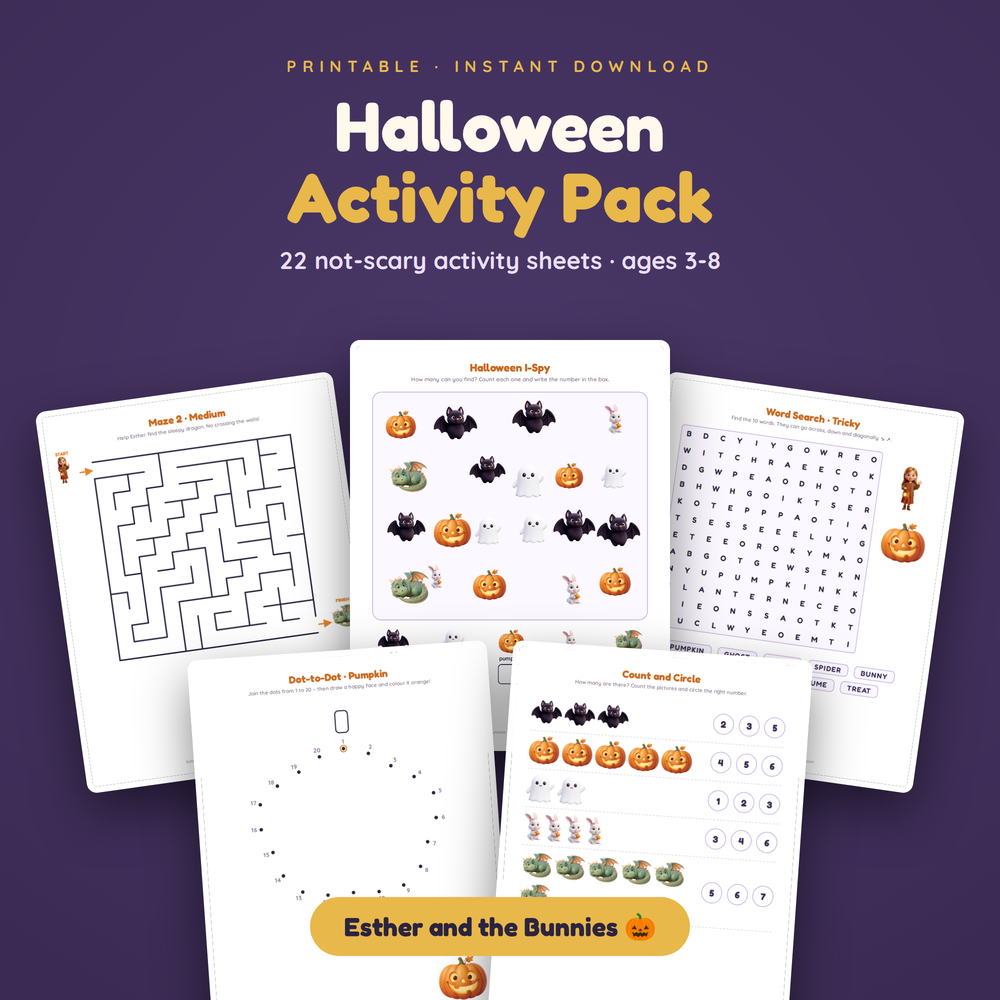 Halloween Activity Pack – 22 Printable Activities