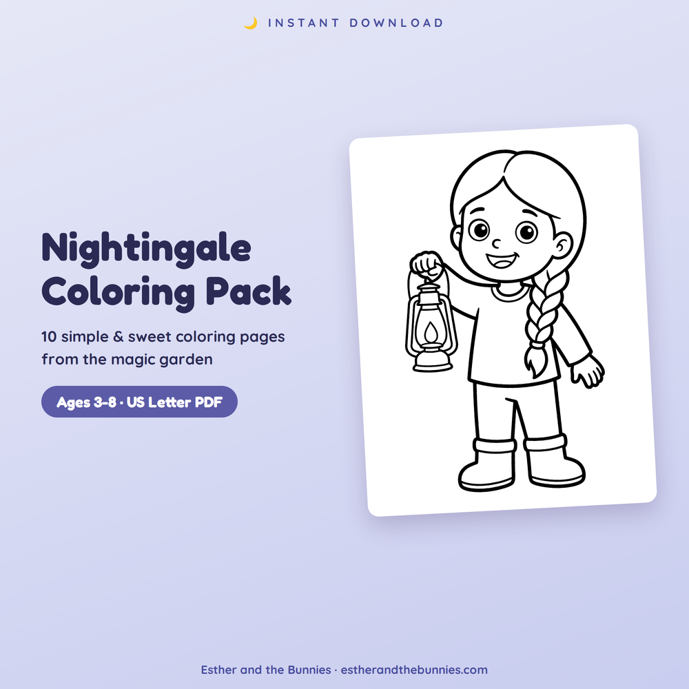 Nightingale Coloring Pack